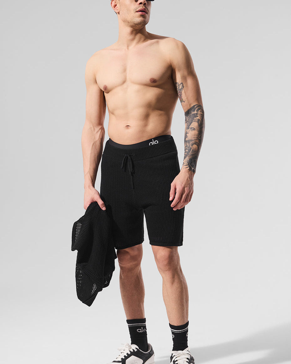 Open-Knit Short - Black
