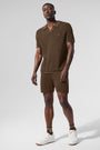 Open-Knit Short - Espresso