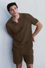 Open-Knit Short - Espresso