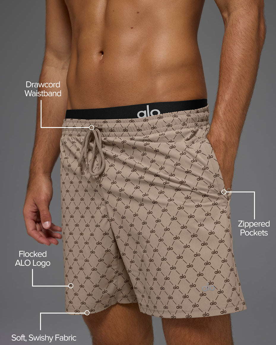 7" Diamond Circuit Short - Gravel/Espresso