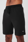 7" Micro Waffle Fast Break Short - Black