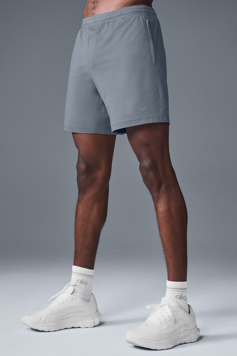 7" Conquer React Performance Short - Steel Grey