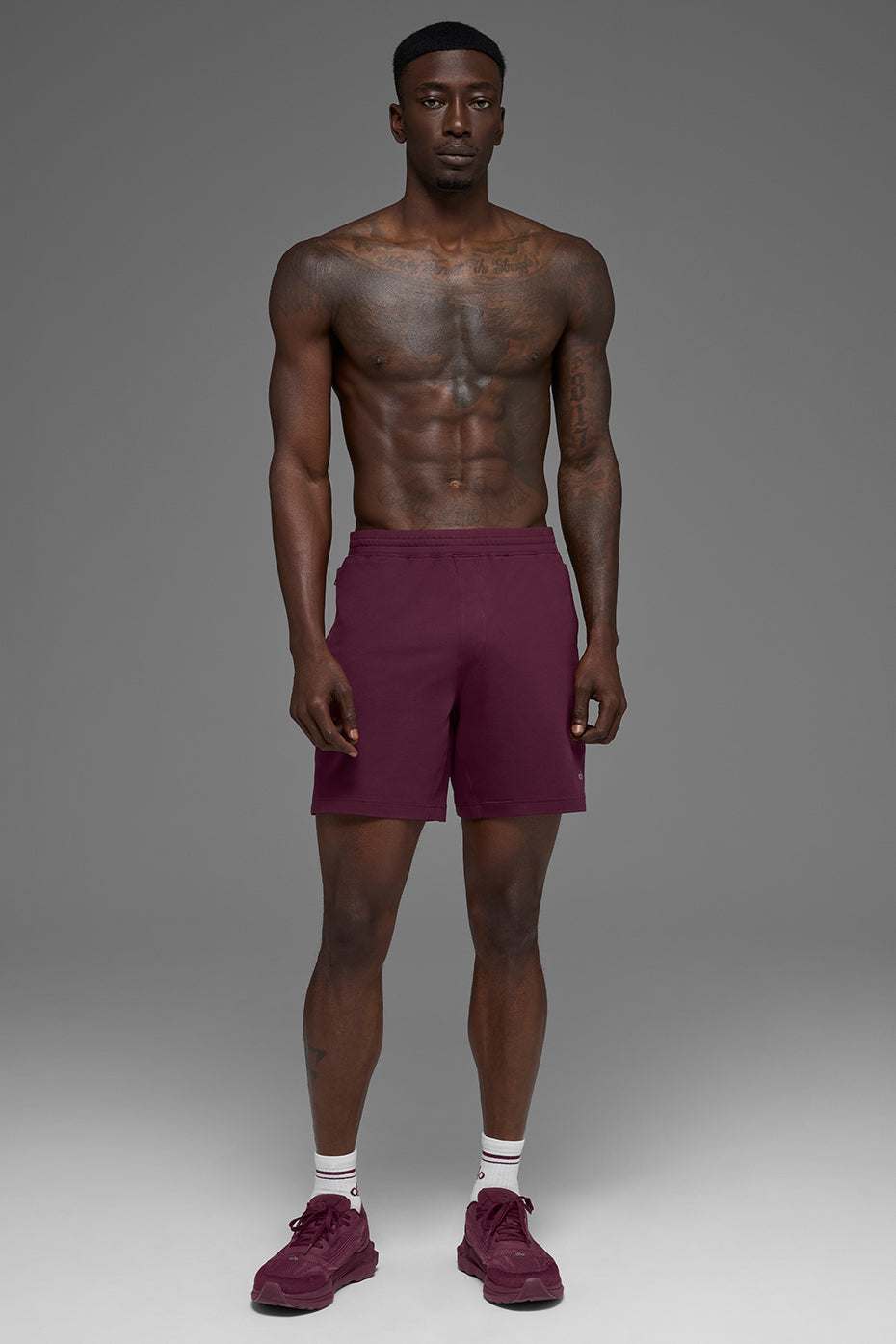 7" Conquer React Performance Short - Burgundy