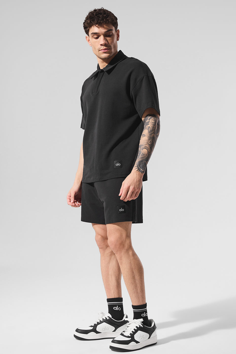 7" Double Take Short - Black