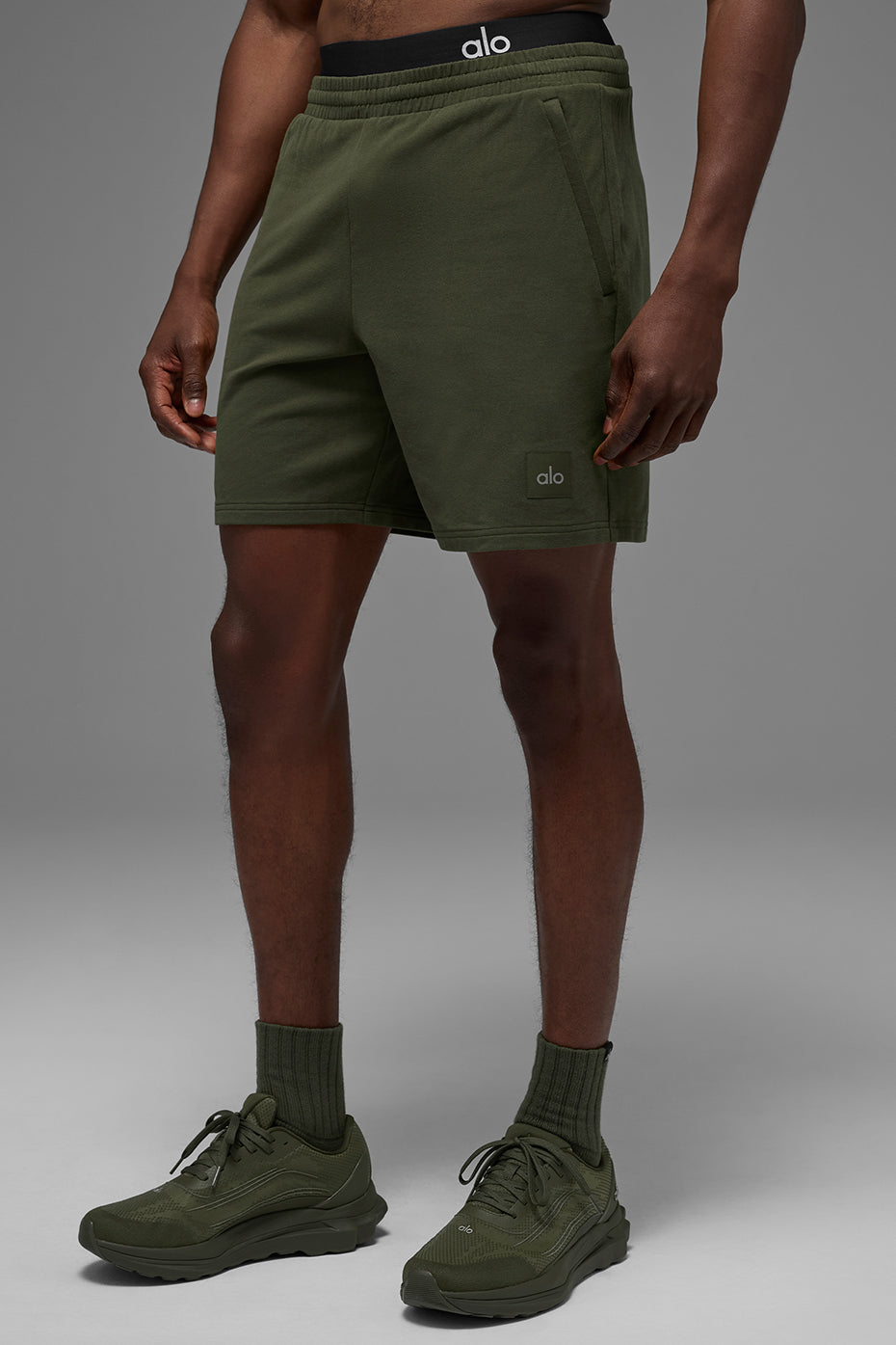 7" Double Take Short - Green Olive