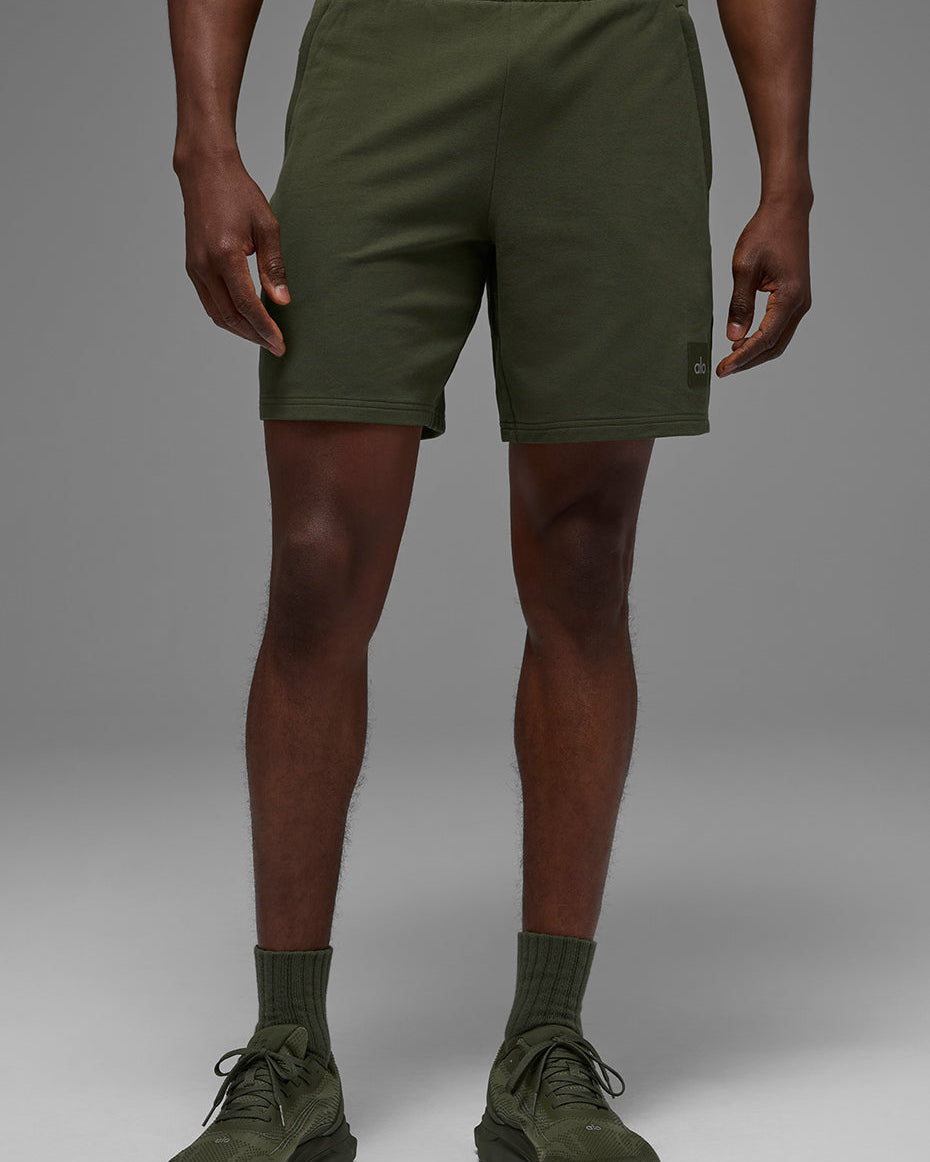 7" Double Take Short - Green Olive