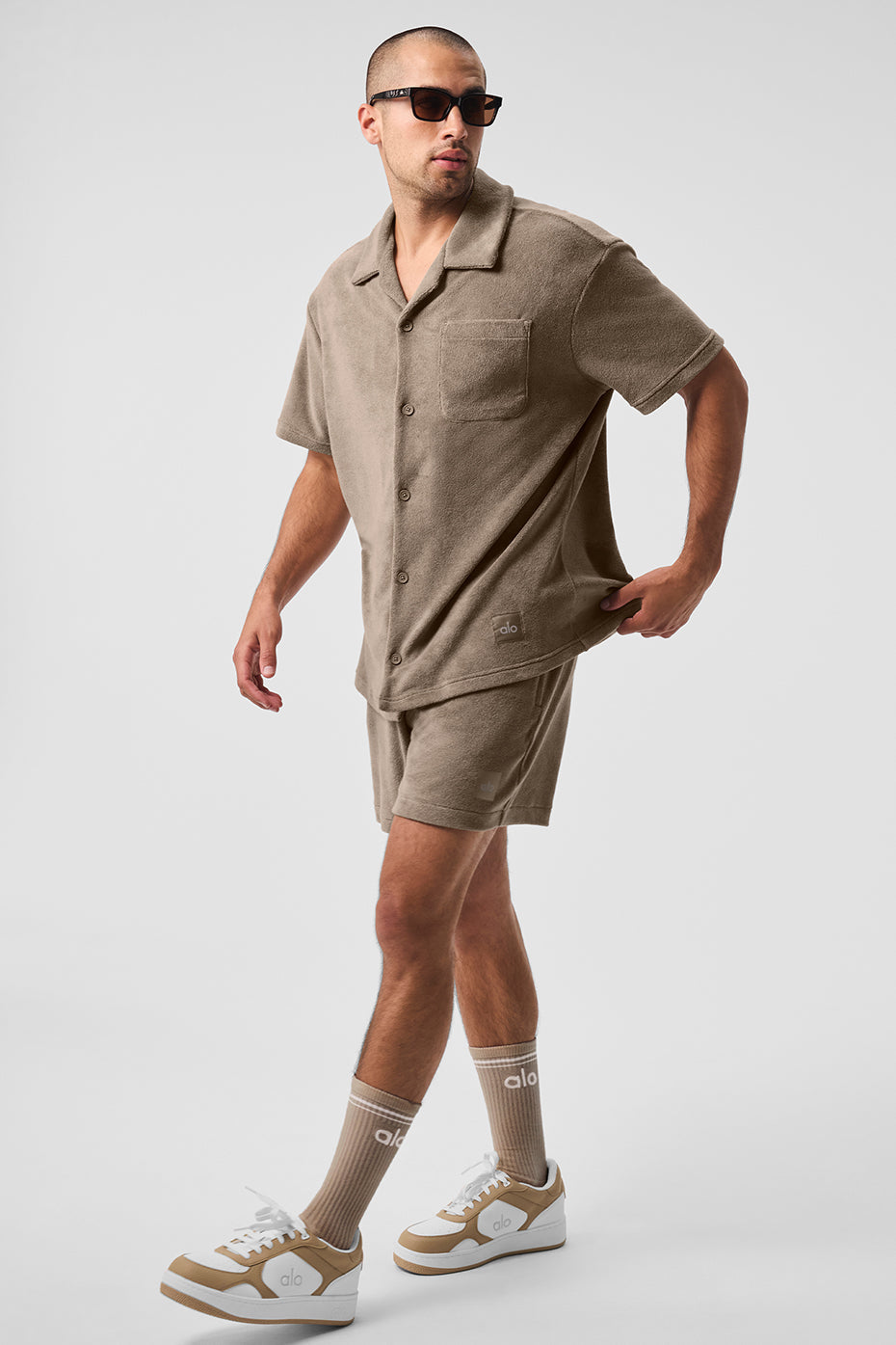 7" Coastal Terry Short - Gravel