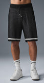 7" Sports Club Sweater Knit Basketball Short - Black