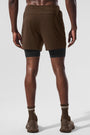 Conquer React 2-In-1 Performance Short - Espresso/Black
