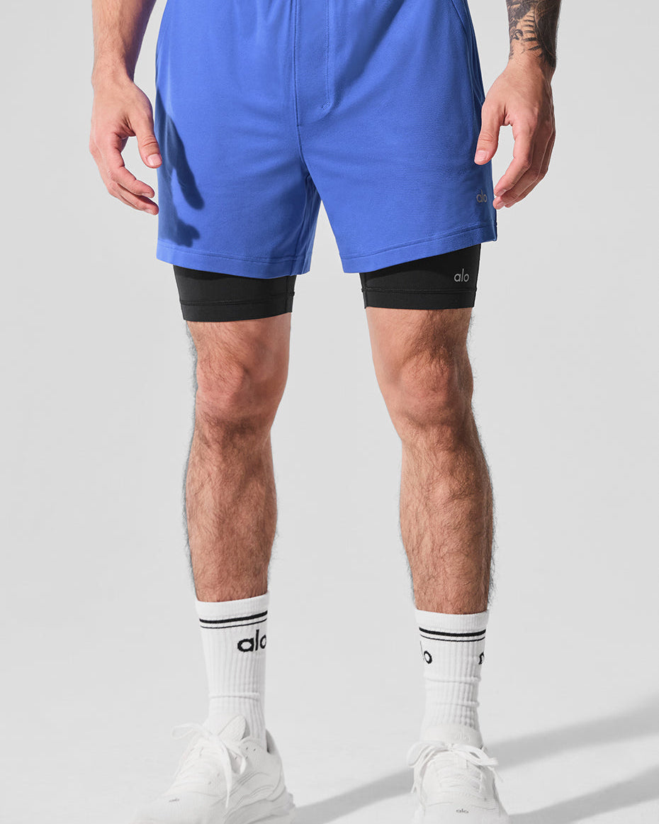 Conquer React 2-In-1 Performance Short - Marathon Blue/Black
