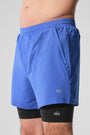 Conquer React 2-In-1 Performance Short - Marathon Blue/Black