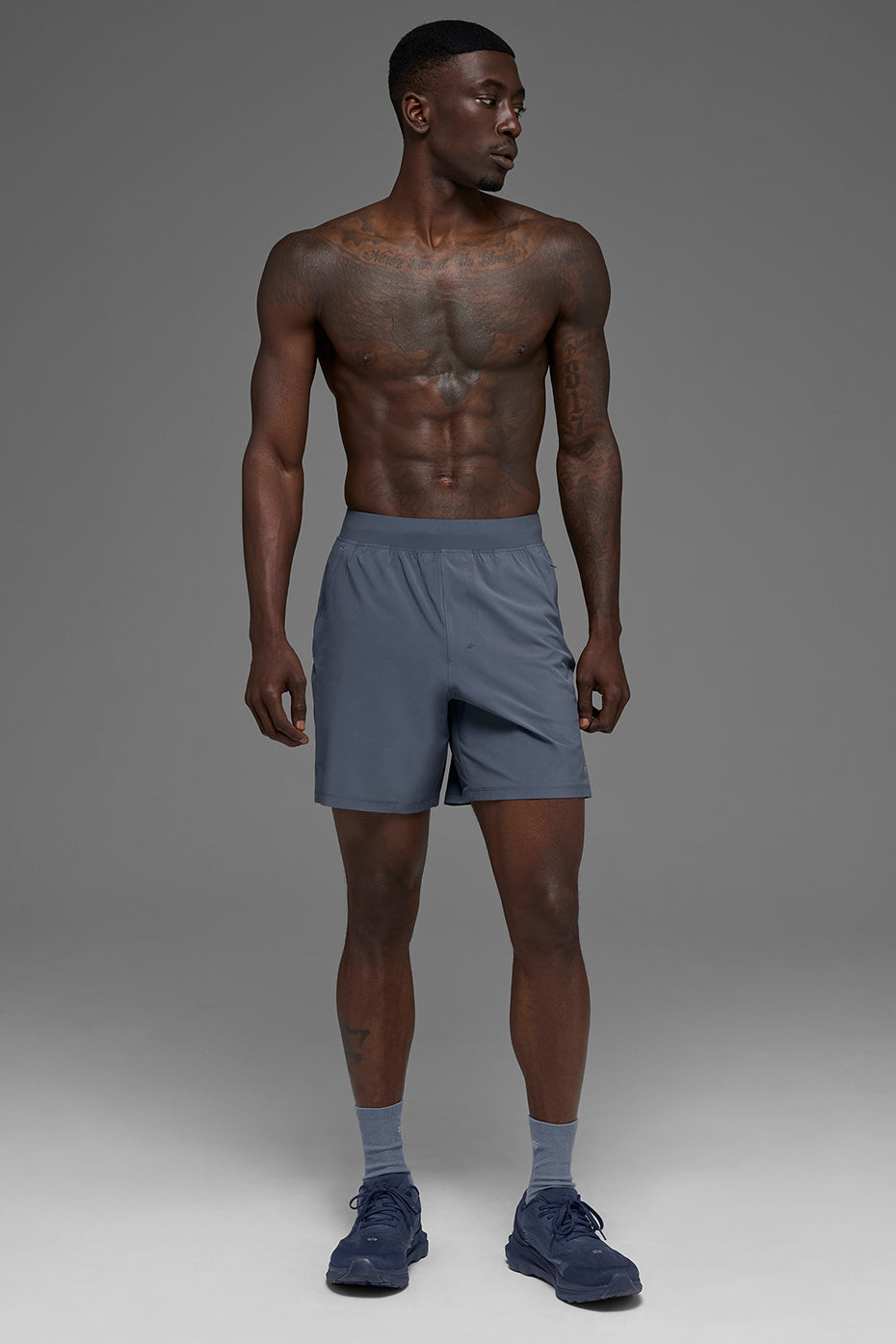 7" Repetition Short - Bluestone