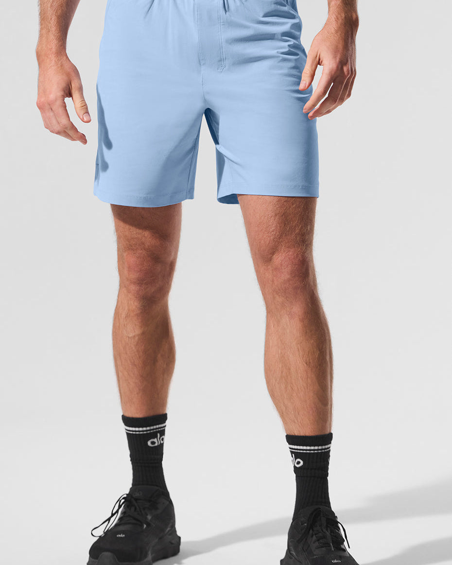 7" Repetition Short - Seashell Blue