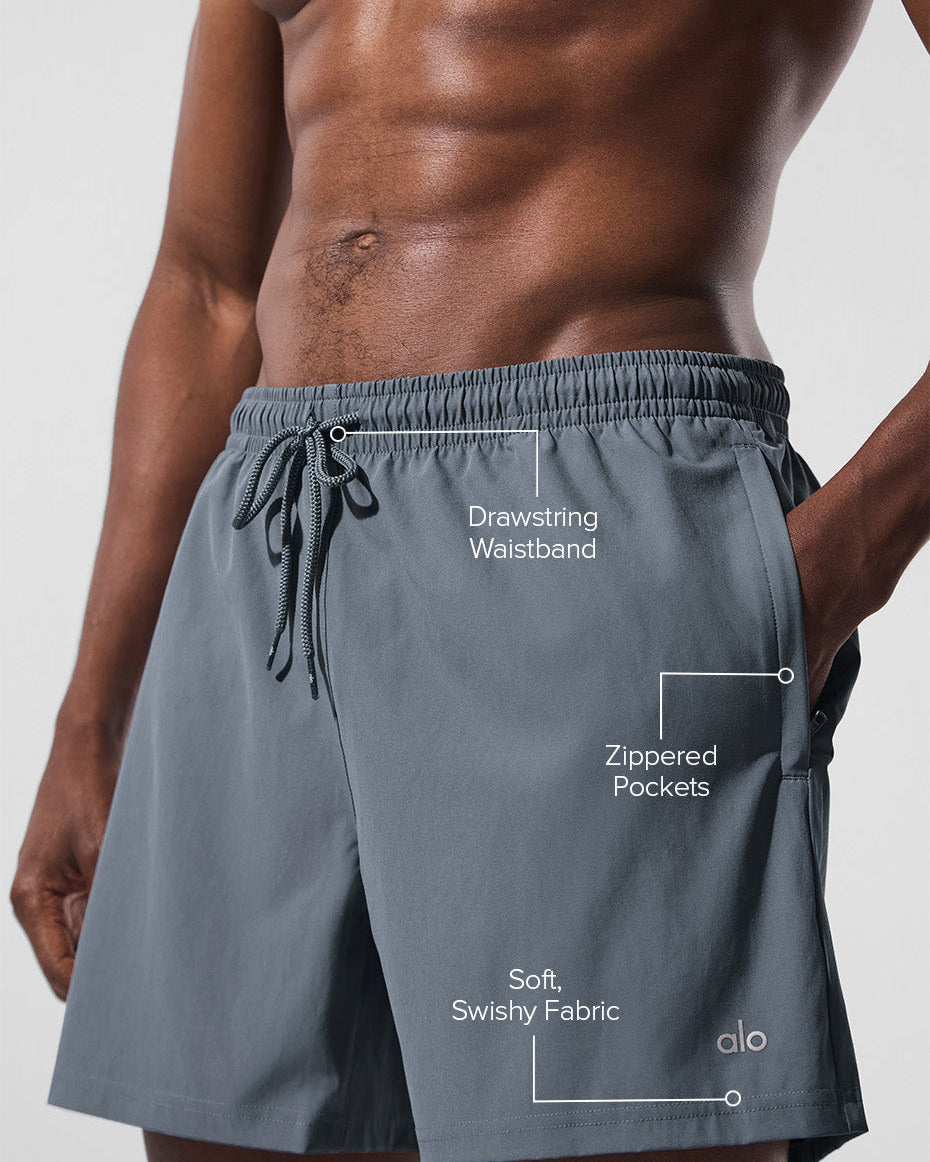 5" Circuit Short - Steel Grey