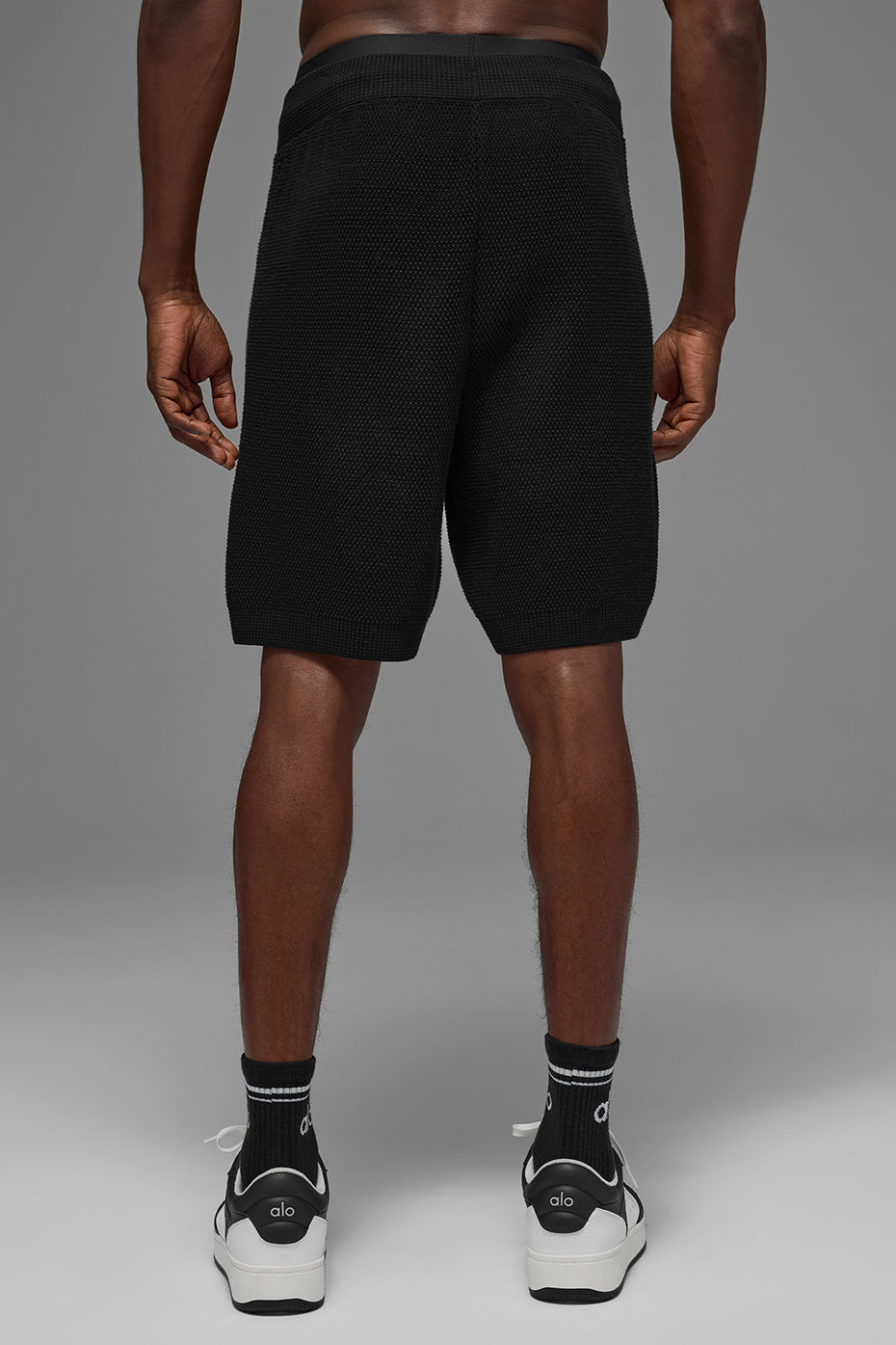 7" Sports Club Sweater Knit Short - Black