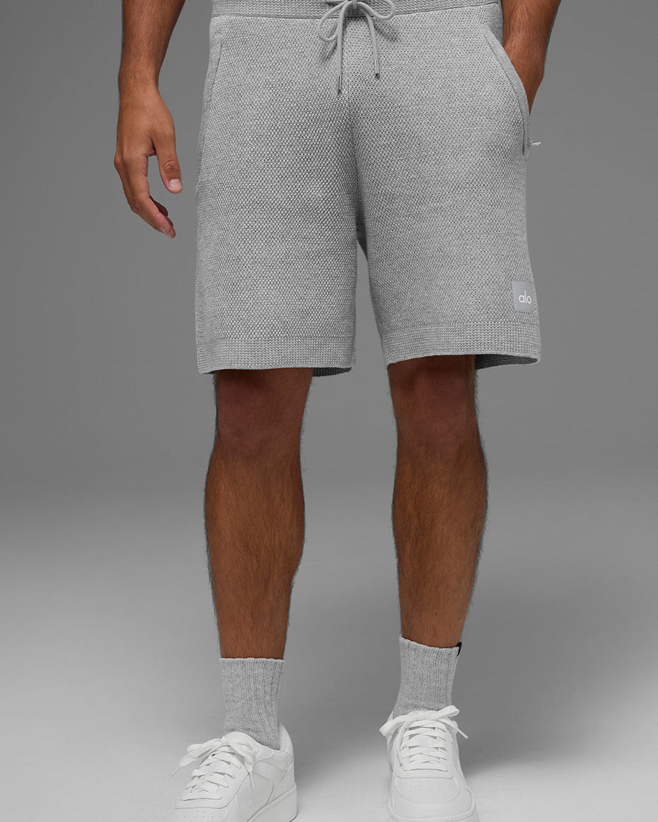 7" Sports Club Sweater Knit Short - Athletic Heather Grey