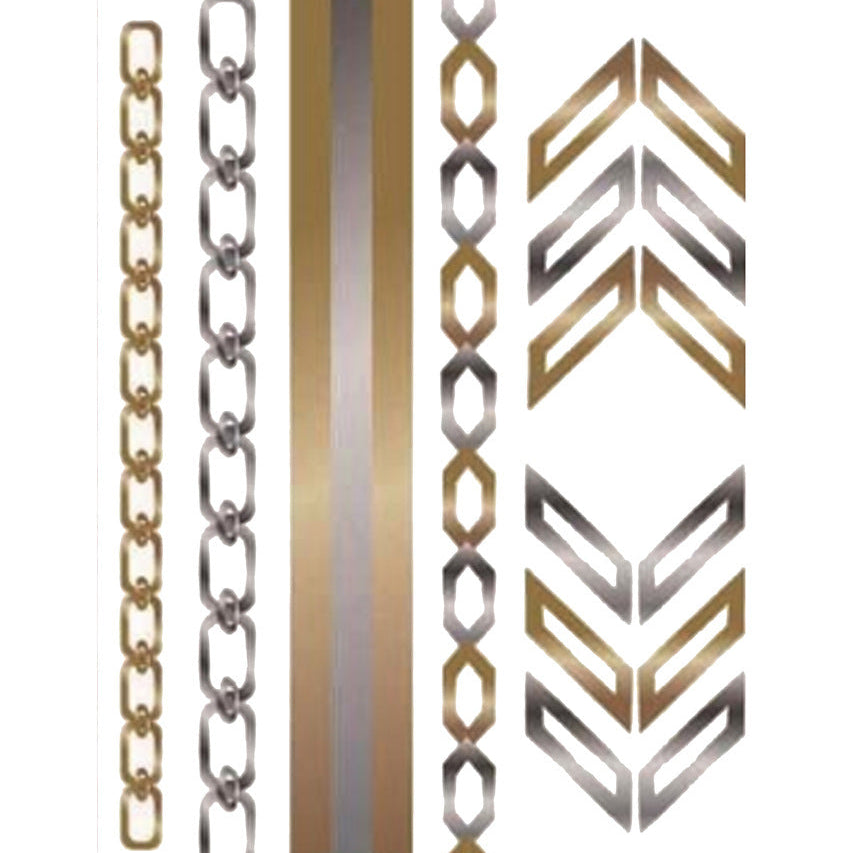 Gold Tattoo Combo- Arrows