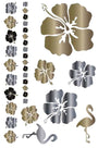 Gold Tattoo Combo- Hawaiian