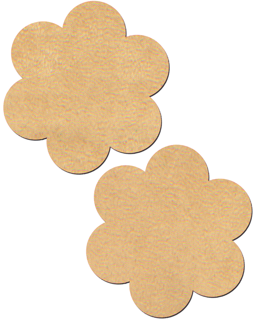 Light Nude Vegan Suede Nipple Pasties