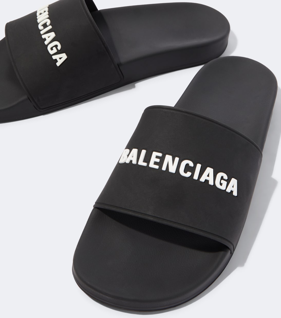 Balenciaga - Pool logo rubber slides