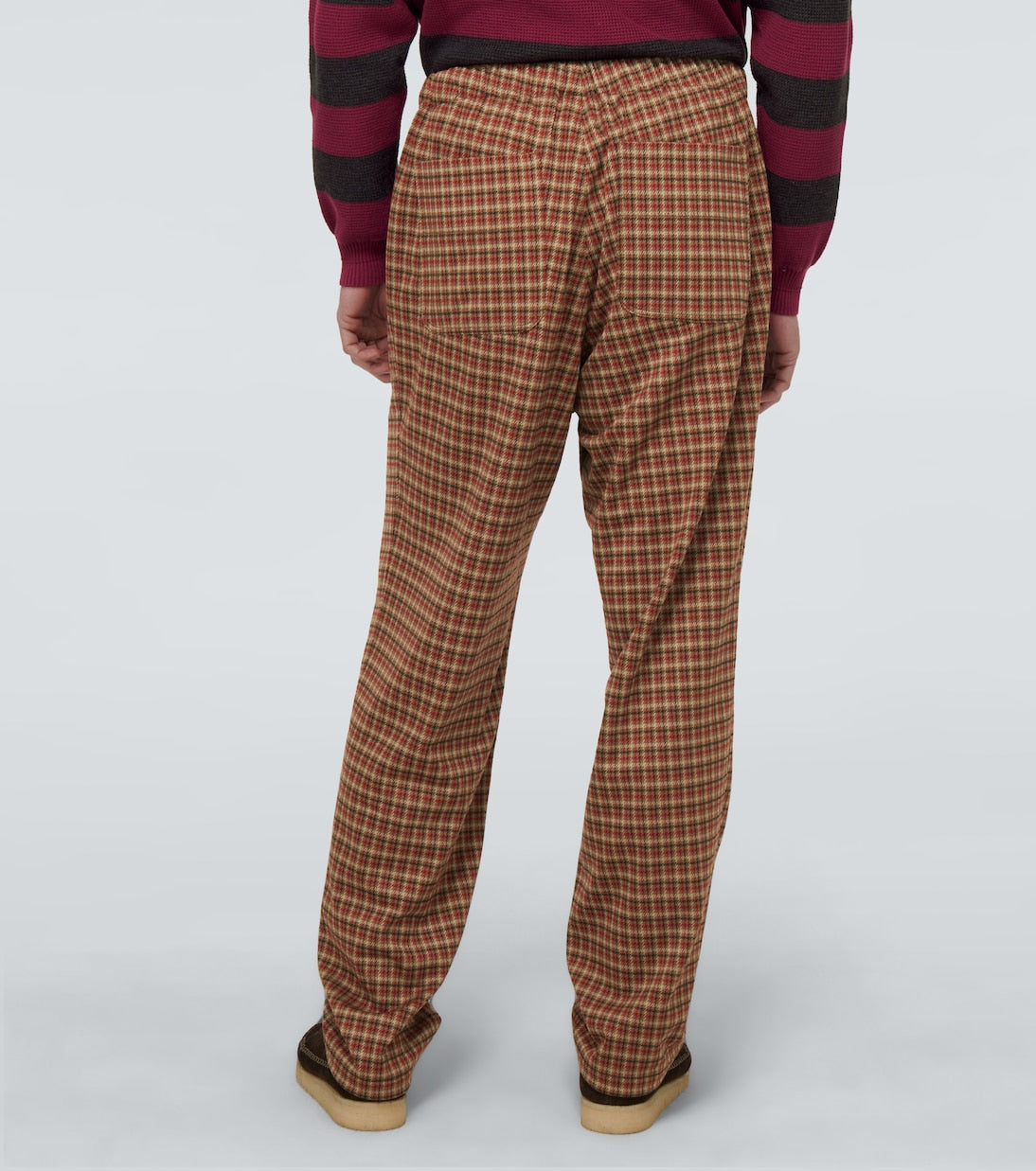 Undercover - Checked tapered pants