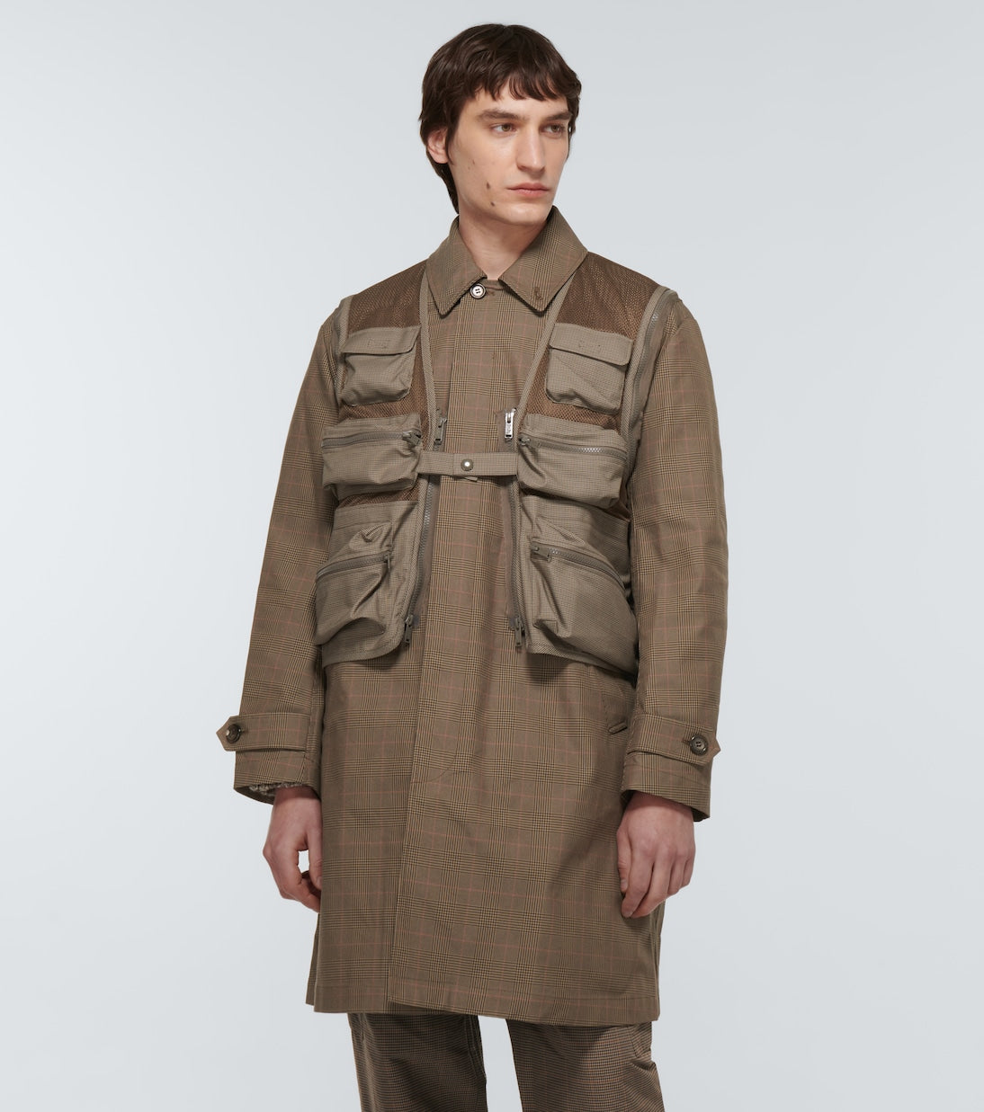 Undercover - Technical coat with removable vest