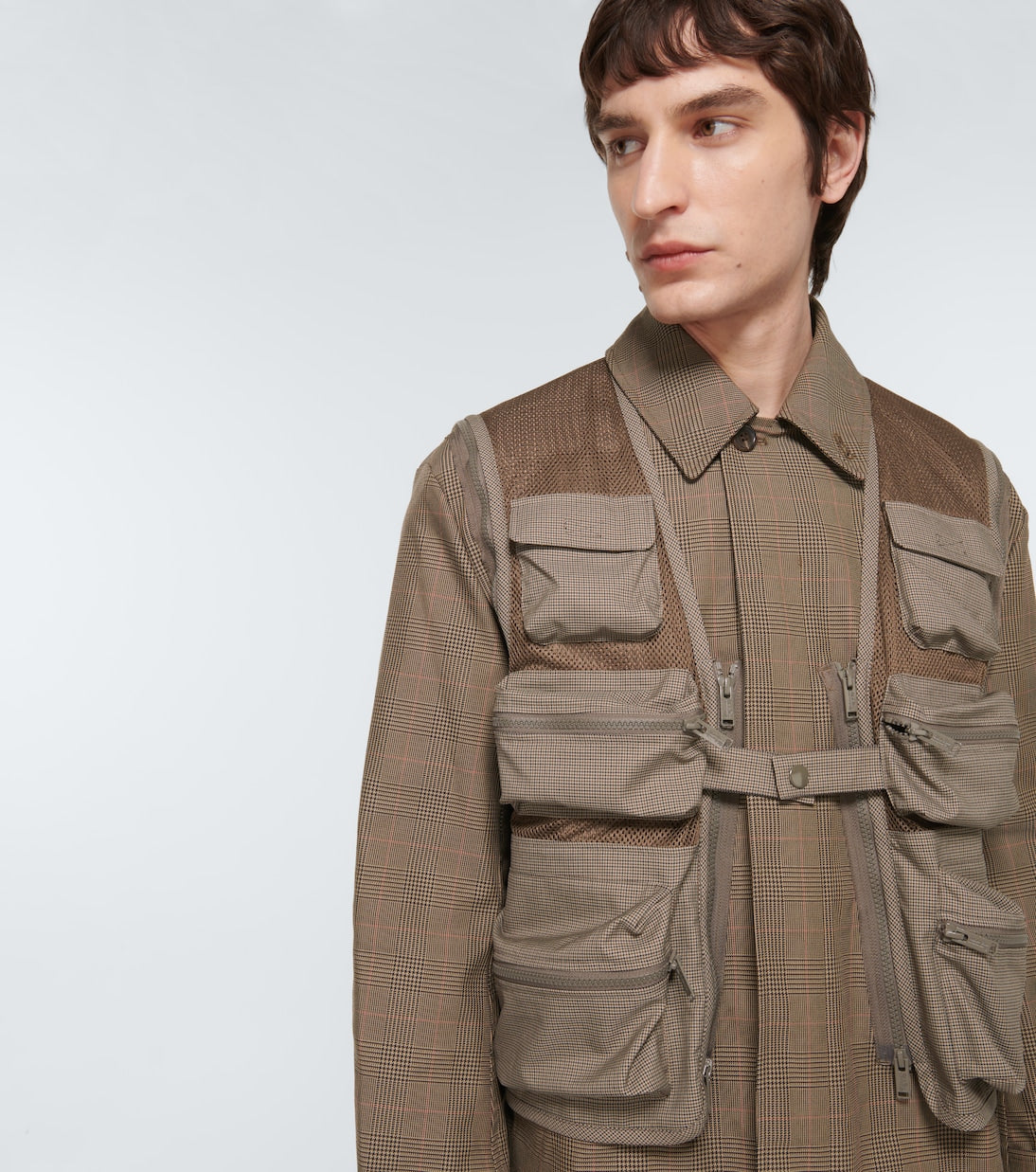 Undercover - Technical coat with removable vest