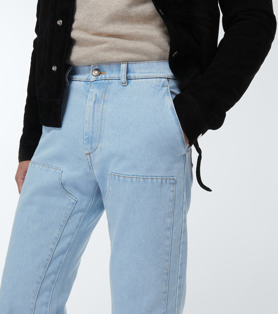 Winnie New York - Patchwork straight jeans