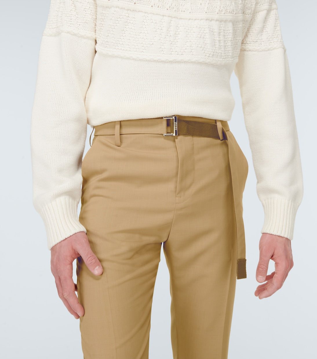 Sacai - Straight pants