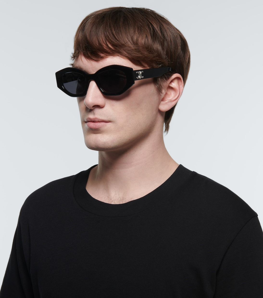 Celine Eyewear - Triomphe oval sunglasses