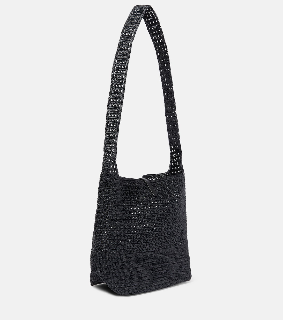 Saint Laurent - Le 5 à 7 Medium raffia shoulder bag