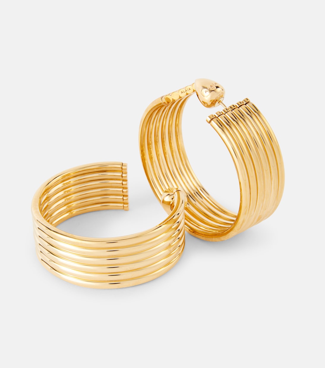 Alaïa - Loop hoop earrings