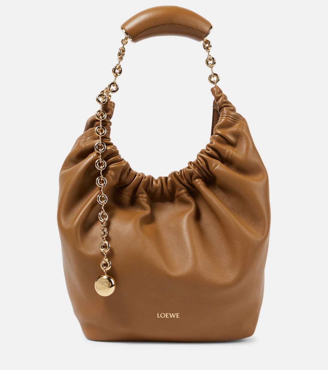 Loewe - Squeeze Small leather shoulder bag