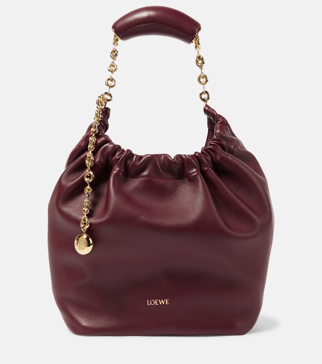 Loewe - Squeeze Small leather shoulder bag