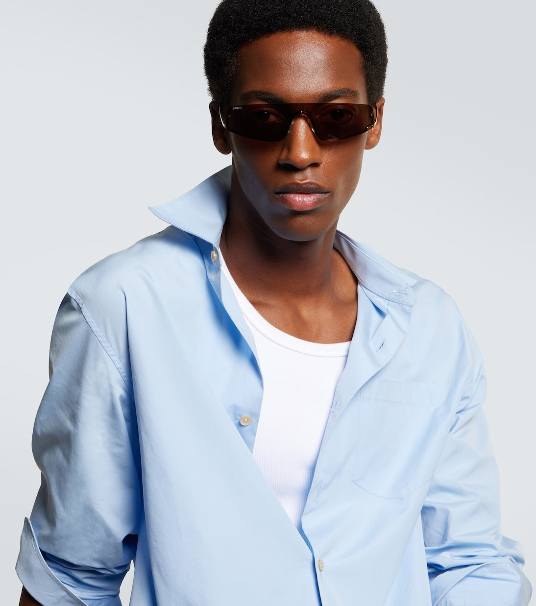 Gucci - Tom shield sunglasses