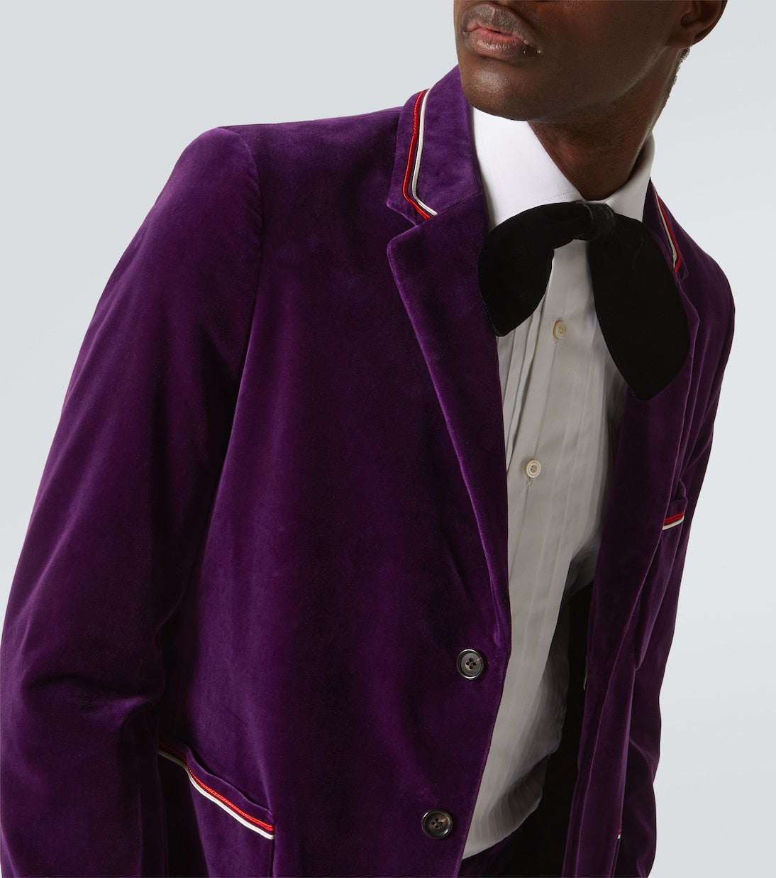 Bode - Showcase cotton velvet suit jacket