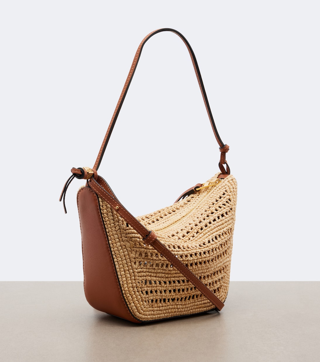Loewe - Hammock Mini raffia shoulder bag