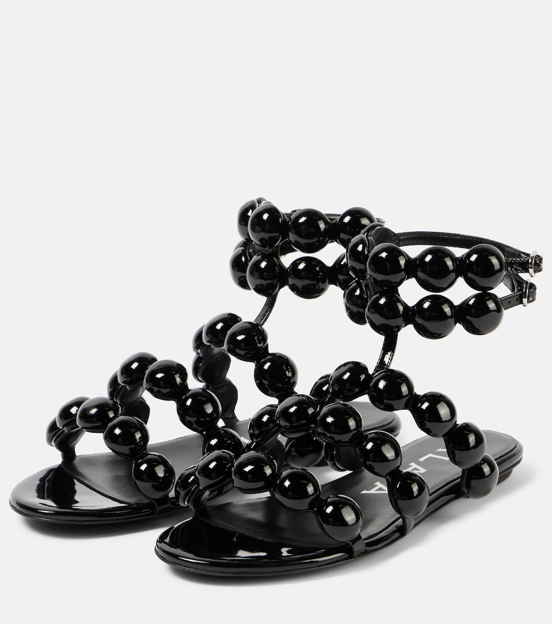 Alaïa - Sphere leather sandals