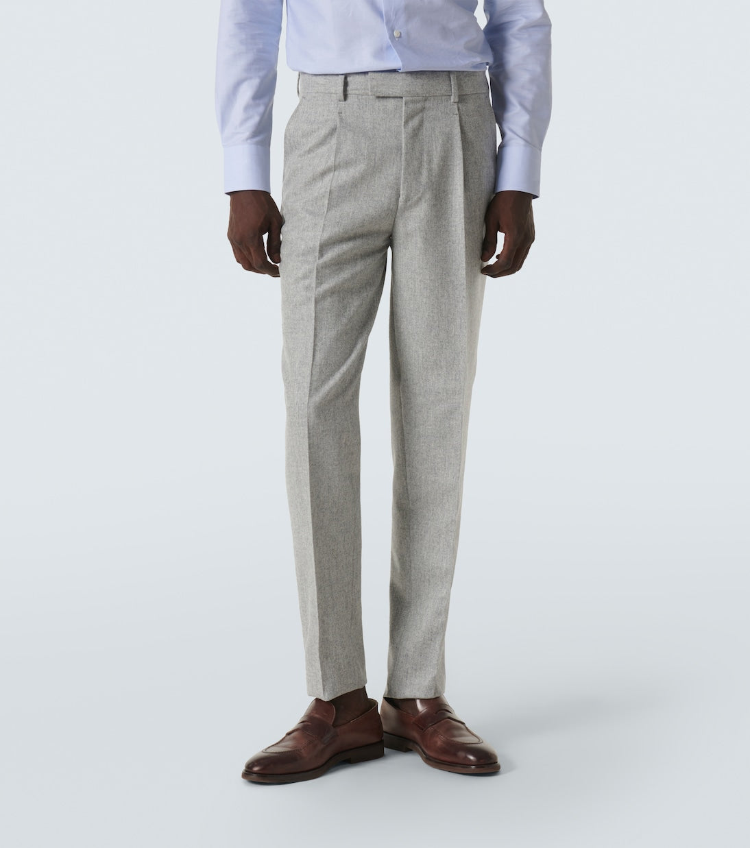 Zegna - Wool straight pants