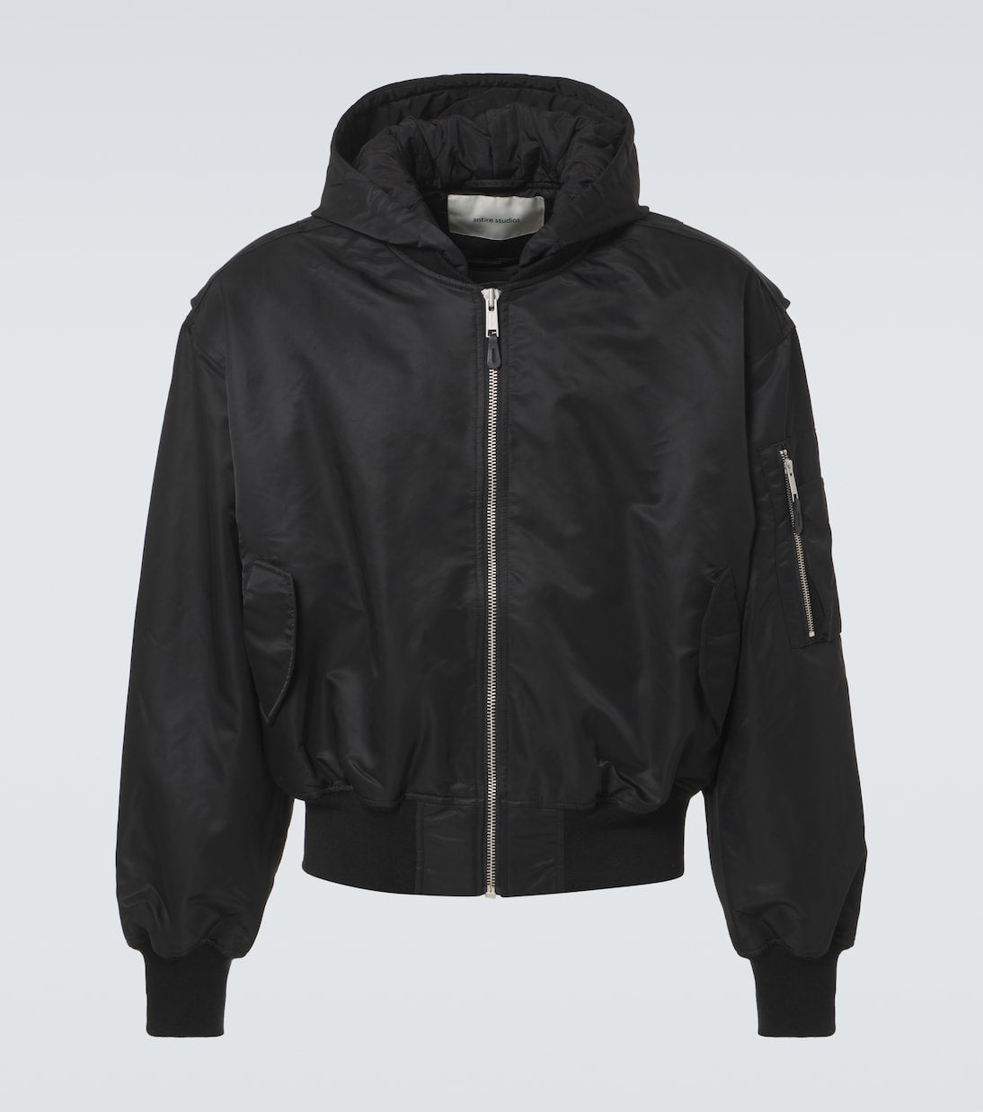 Entire Studios - Hooded Broad bomber jacket