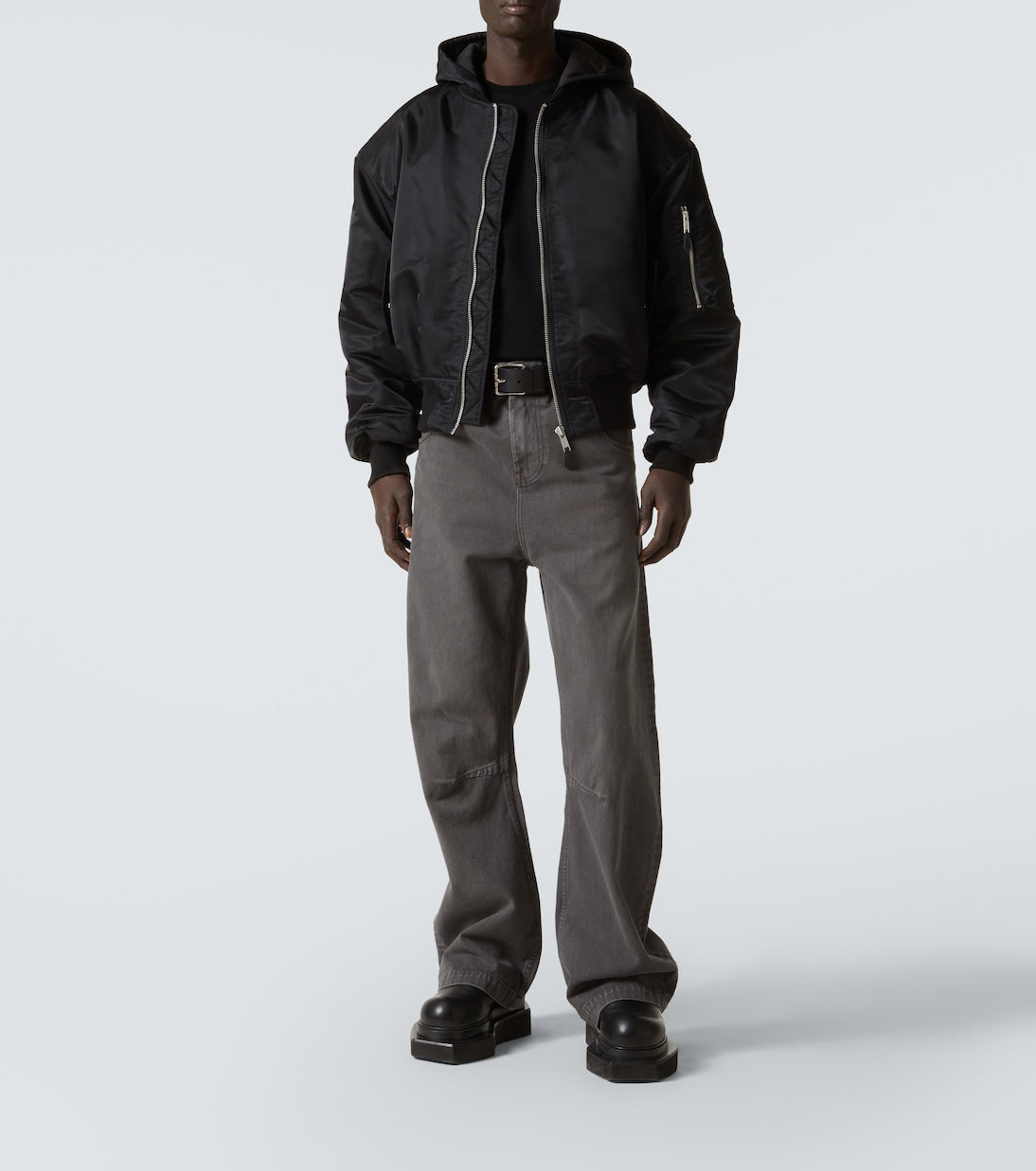 Entire Studios - Hooded Broad bomber jacket
