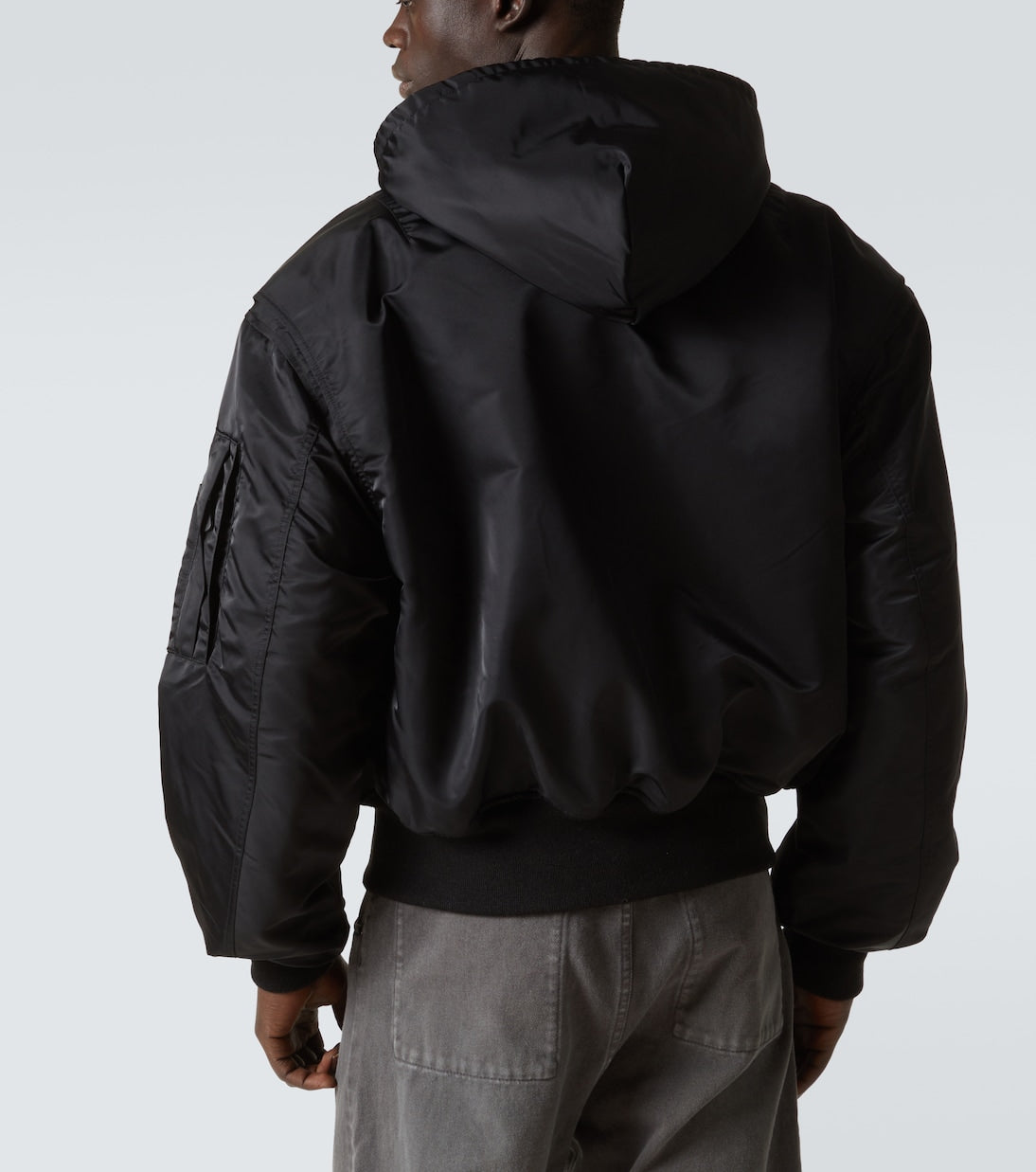 Entire Studios - Hooded Broad bomber jacket