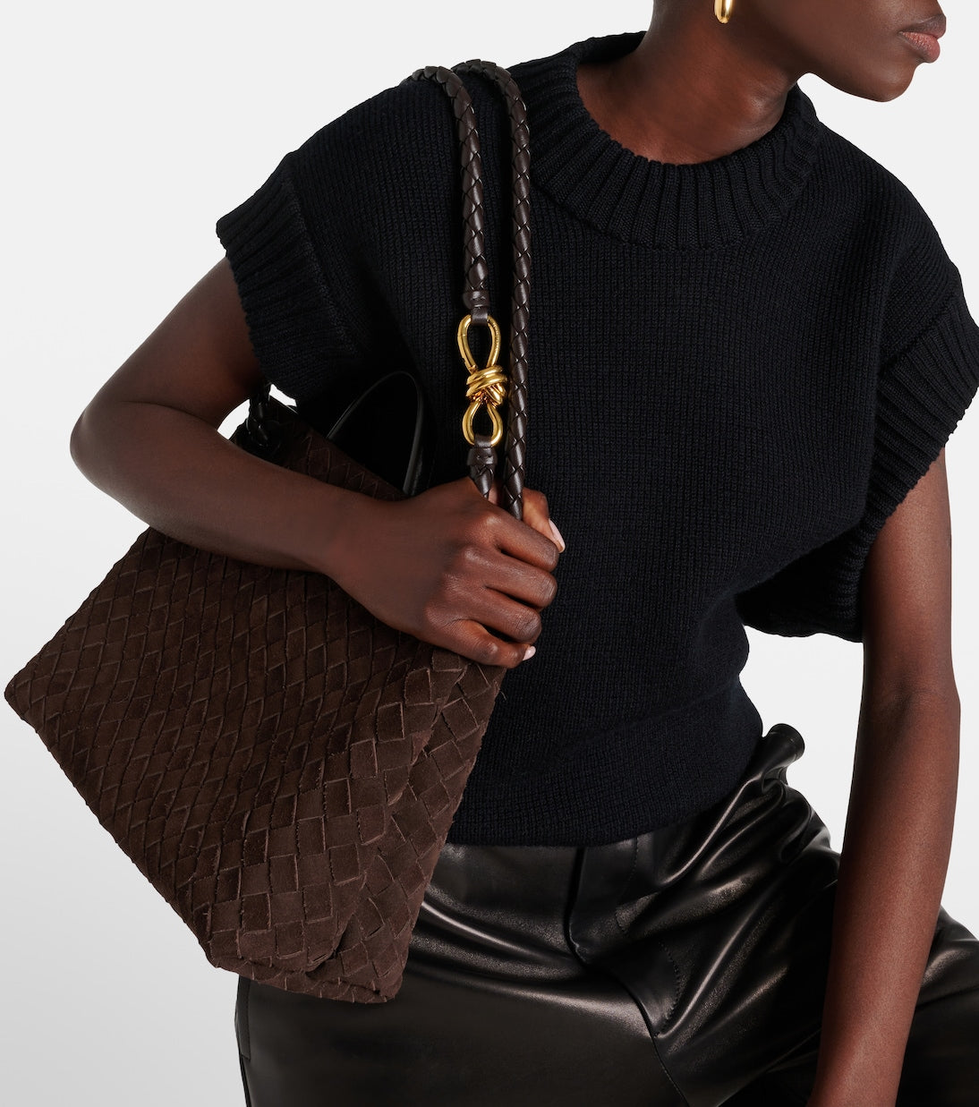 Bottega Veneta - Andiamo Medium suede tote bag