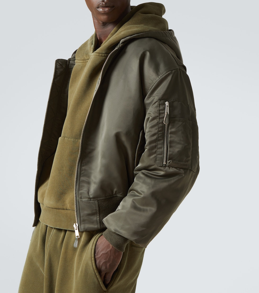 Entire Studios - Hooded bomber jacket