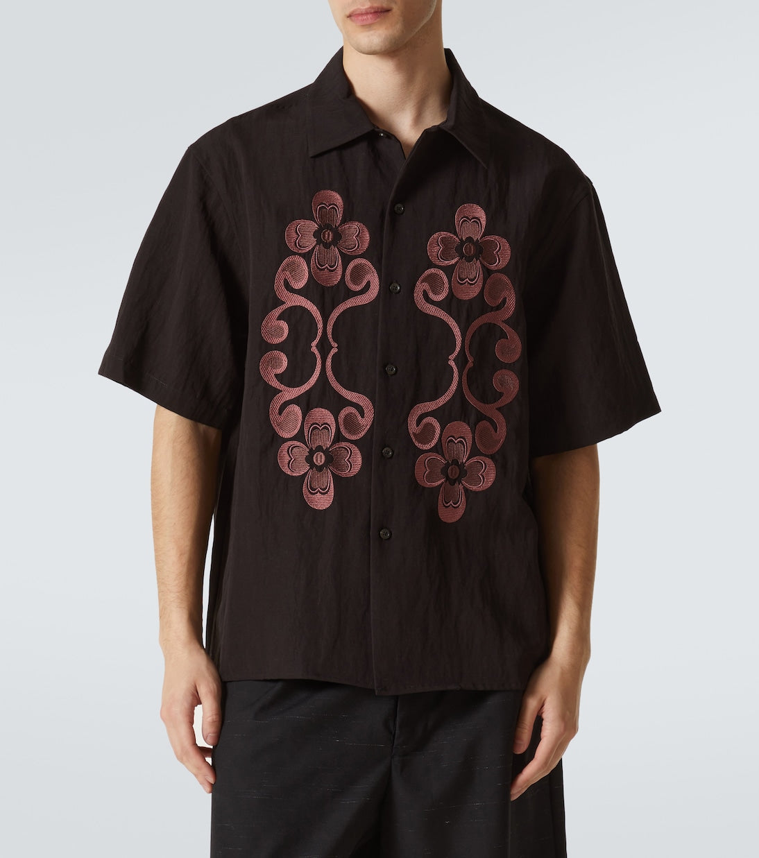 Commas - Reflection embroidered shirt