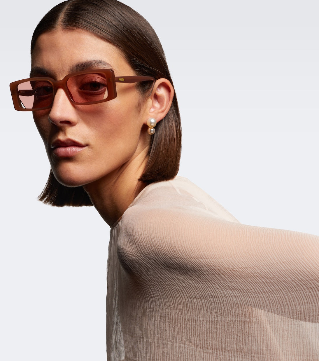 Fendi - Fendi Way rectangular sunglasses