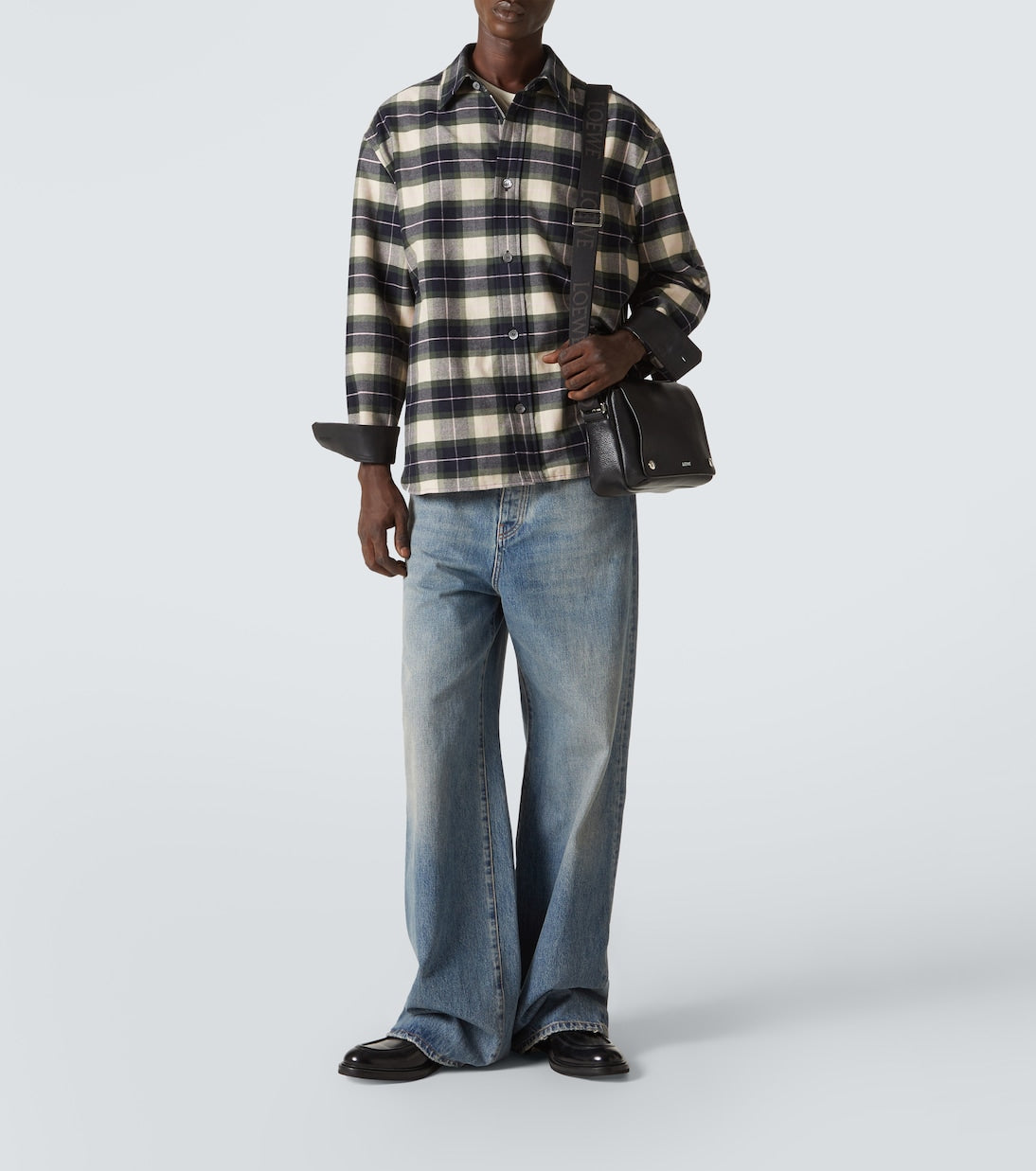 Loewe - Pebble Medium leather shoulder bag