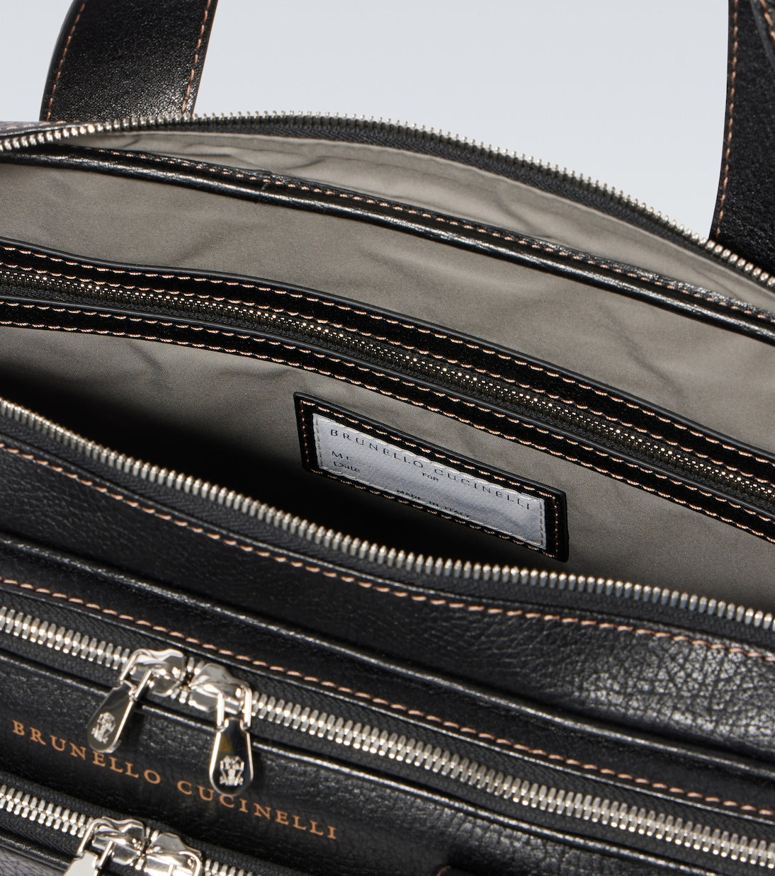 Brunello Cucinelli - Leather briefcase