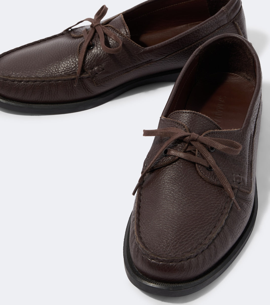 Saman Amel - City Moc leather boat shoes