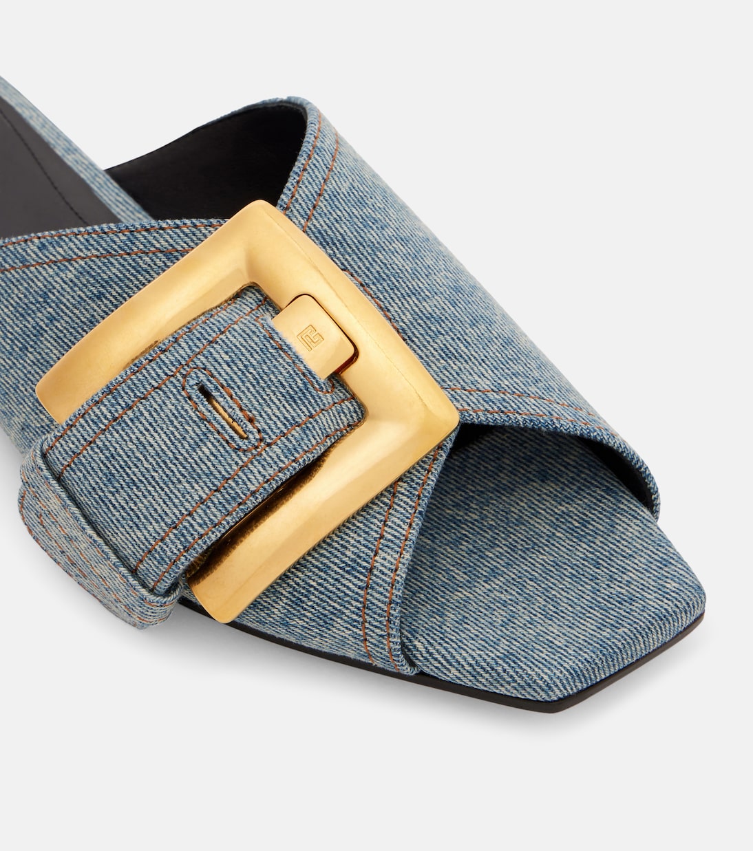 Balmain - Anthem denim slides